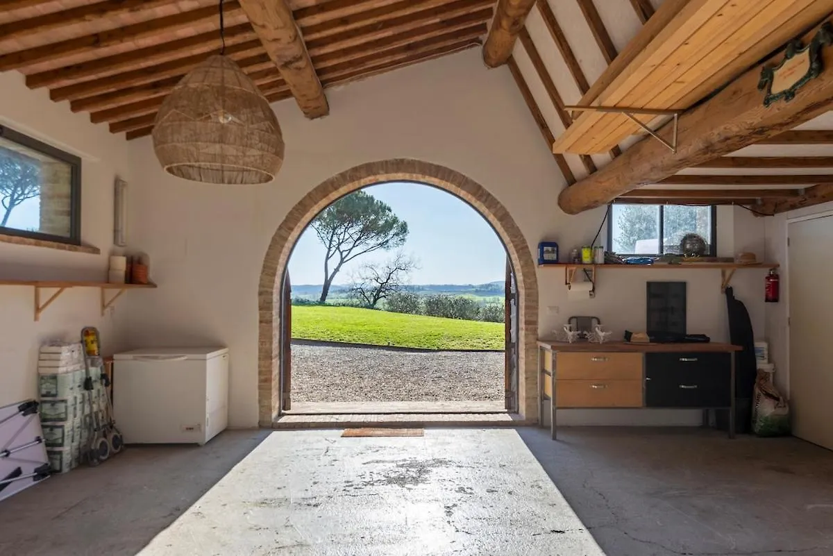 Villa Bergamotti With Pool, Comfort And View Buonconvento