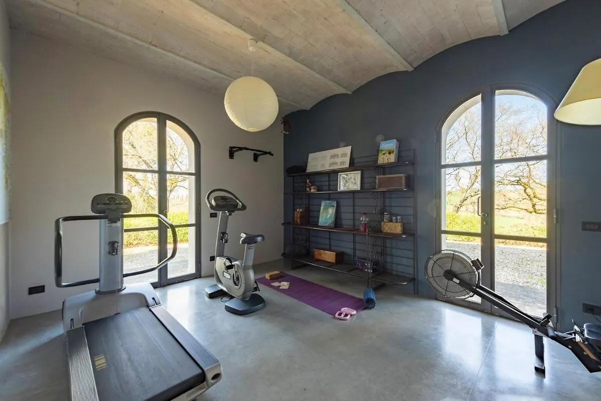Villa Bergamotti With Pool, Comfort And View Buonconvento