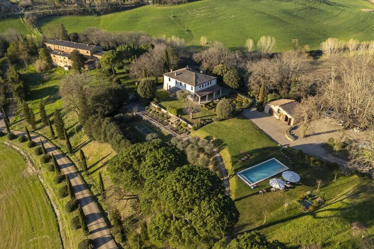 Villa Bergamotti With Pool, Comfort And View Buonconvento