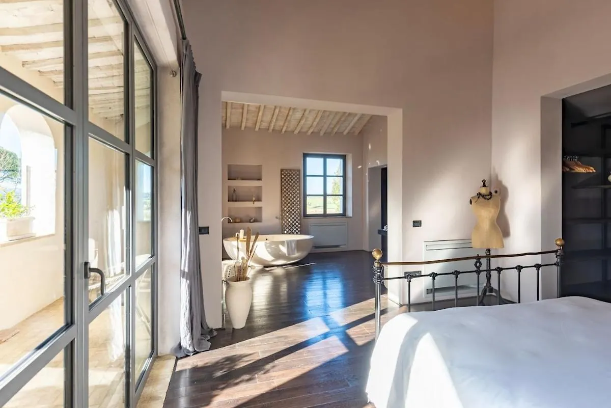 Villa Bergamotti With Pool, Comfort And View Buonconvento