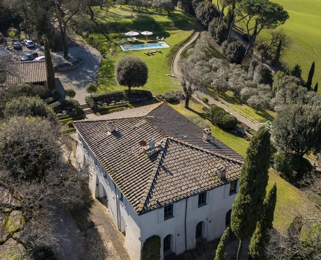 Villa Bergamotti With Pool, Comfort And View Buonconvento